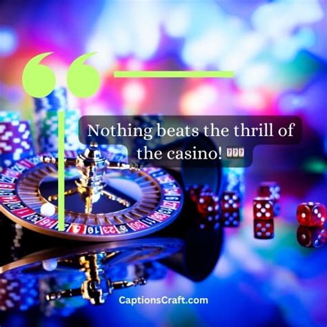 Casino Instagram Captions: 200+ The Best Words to Win Big on .